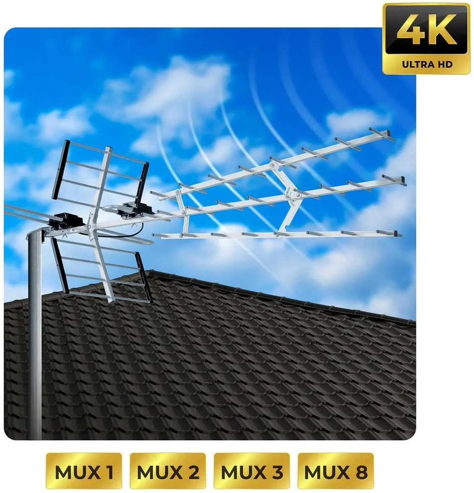 Berdsen BD-952 kryptinė lauko televizijos antena ultra HD 4K