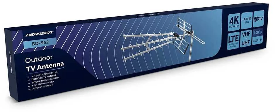 Berdsen BD-952 kryptinė lauko televizijos antena ultra HD 4K