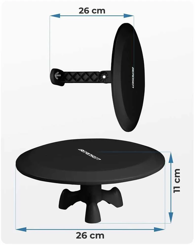 „Berdsen BD-955“ juoda vidaus/lauko televizijos ultra HD 4K antena