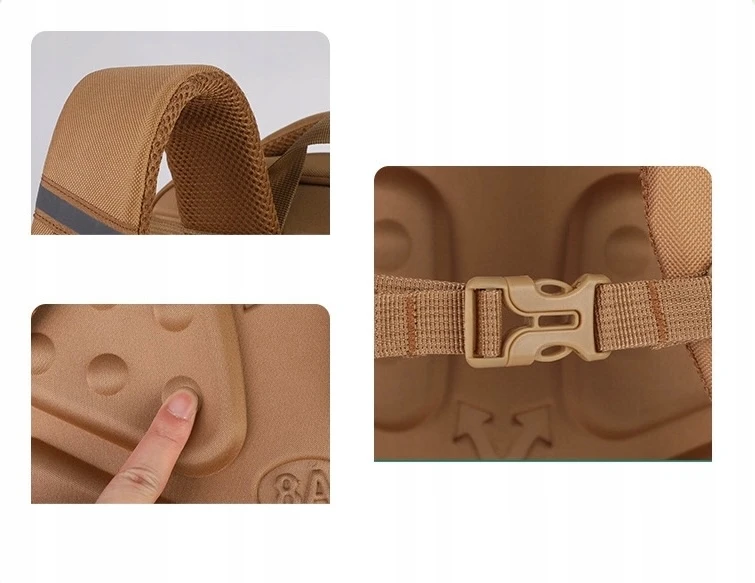 Bergens CAPYBARA BACKPACK MOKYKLINĖ KURIŠINĖ + TALISKO RAKTATIKAS VAIKAMS CZA CAPIBARA