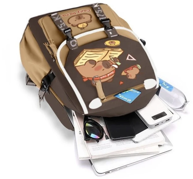 Bergens KAPIBARA Kuprinė SZKOLNY TORNISTER BRELOK MASKOTKA DLA DZIECI KSK CAPIBARA