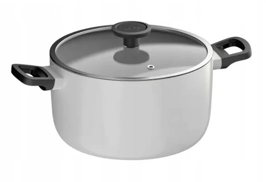 Berghoff Glints puodas su dangčiu, 24 cm