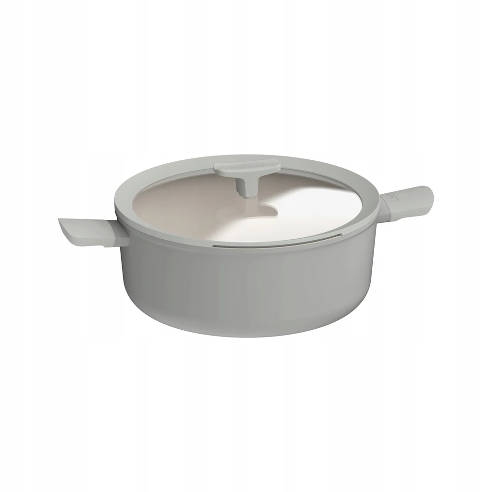 BERGHOFF Leo Balance Moonmist puodas su dangteliu 28cm 3950431 Pilka indukcija