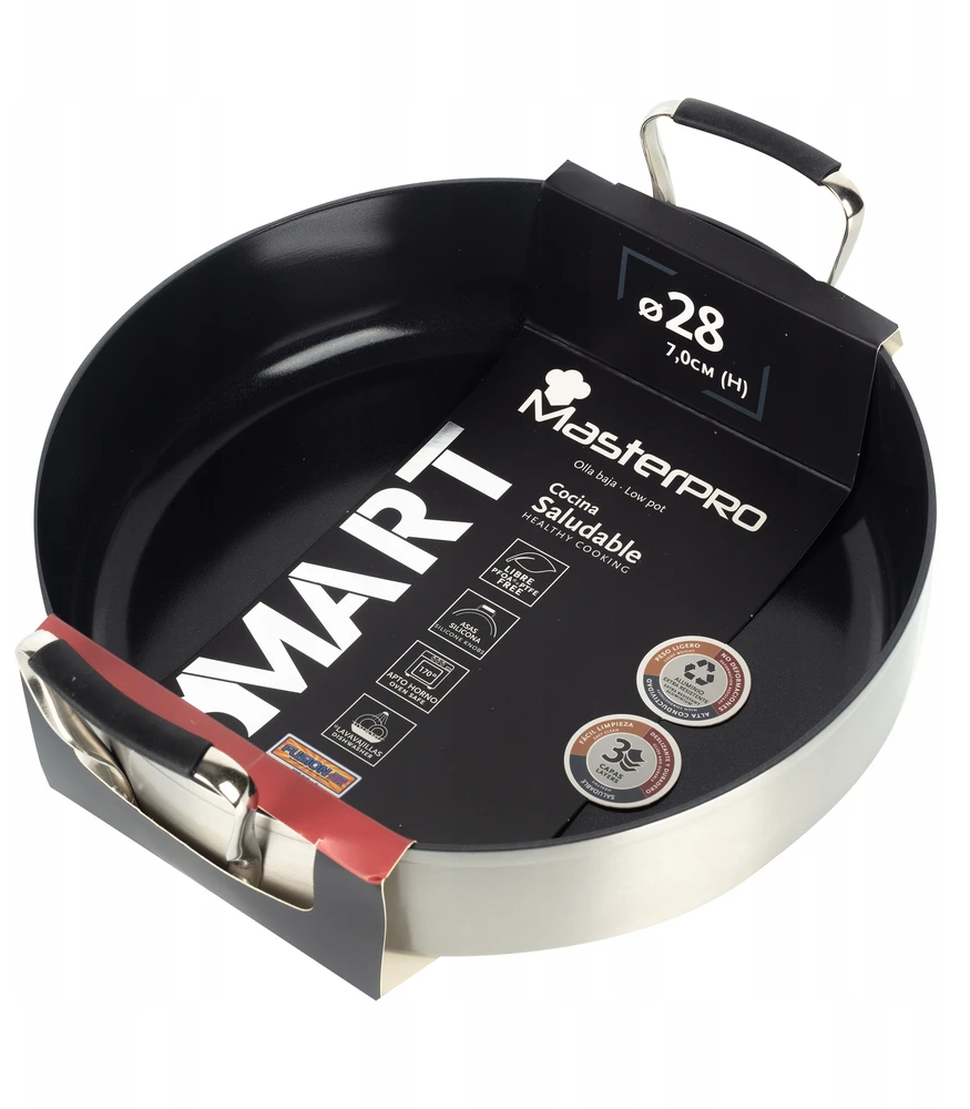 Bergner Masterpro keptuvė, 28 cm