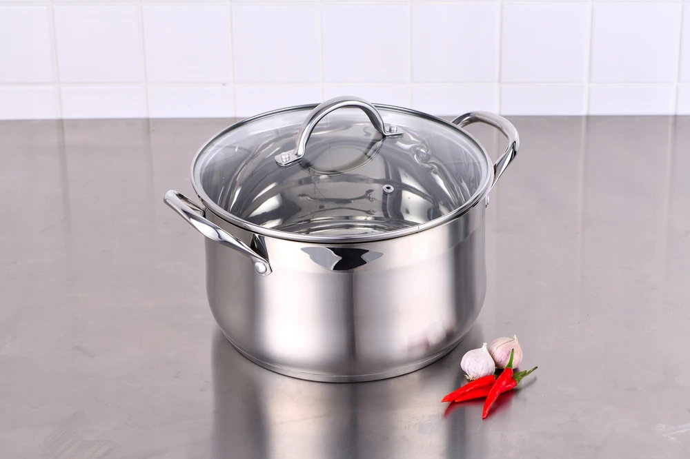 Bergner Puodas su stikliniu dangčiu, 8.2 l Gourmet BG6504