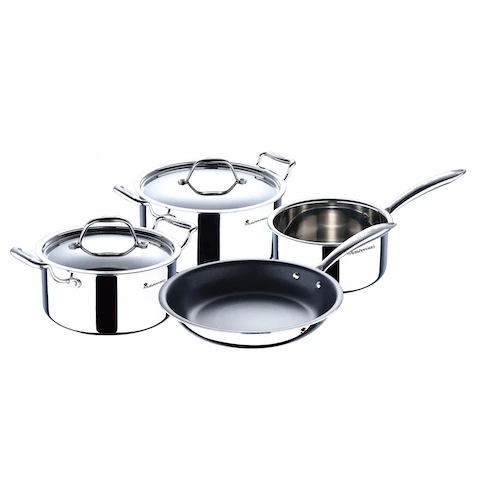 Bergner Puodų rinkinys, plieno 18/10 Masterpro Premium indukcinis
