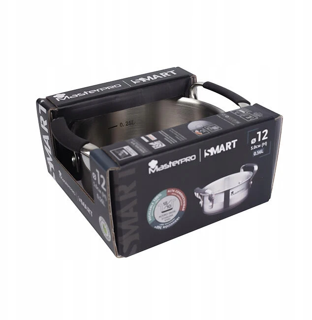 Bergner Smart Masterpro puodas 0,56 l inoksinis indukcinis