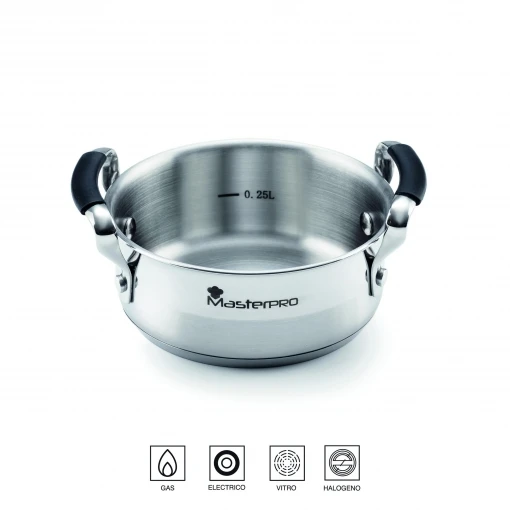 Bergner Smart Masterpro puodas 0,56 l inoksinis indukcinis