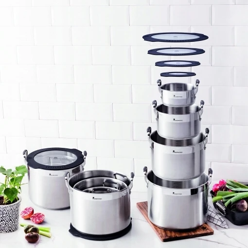 Bergner Smart Masterpro puodas 0,56 l inoksinis indukcinis