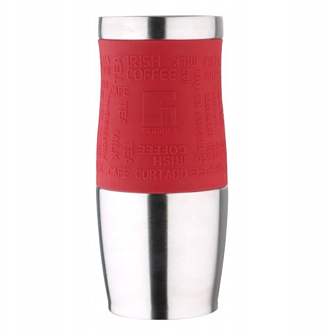 Bergner Termo puodelis 400ml TRAVEL žalias