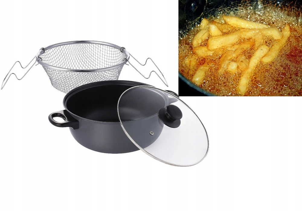 Bergner Tvirtas tradicinis puodas gruzdintoms bulvytėms, 3,8 l