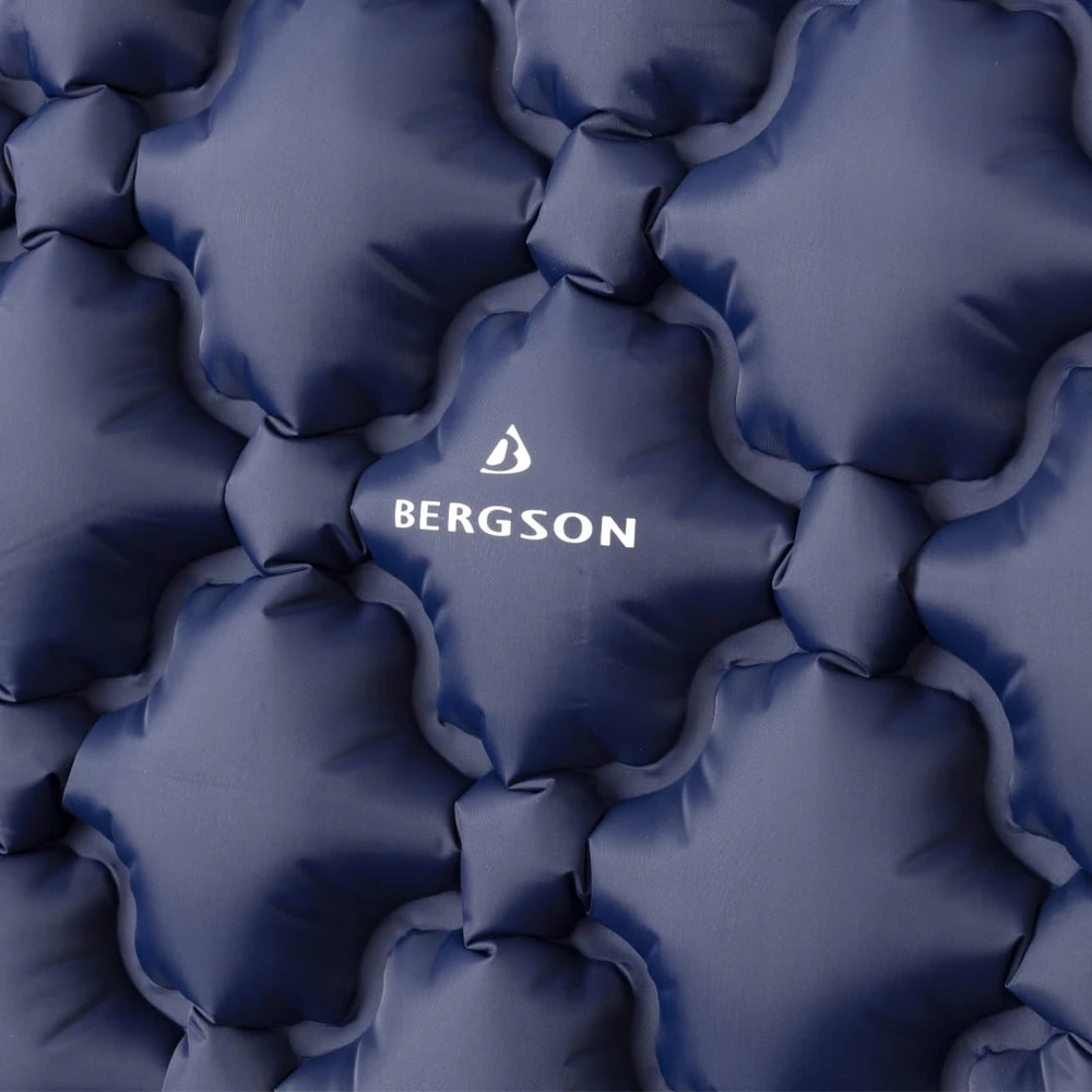 BERGSON AIRLITE II mėlynas vienvietis pripučiamas čiužinys 190 × 57 × 6 cm