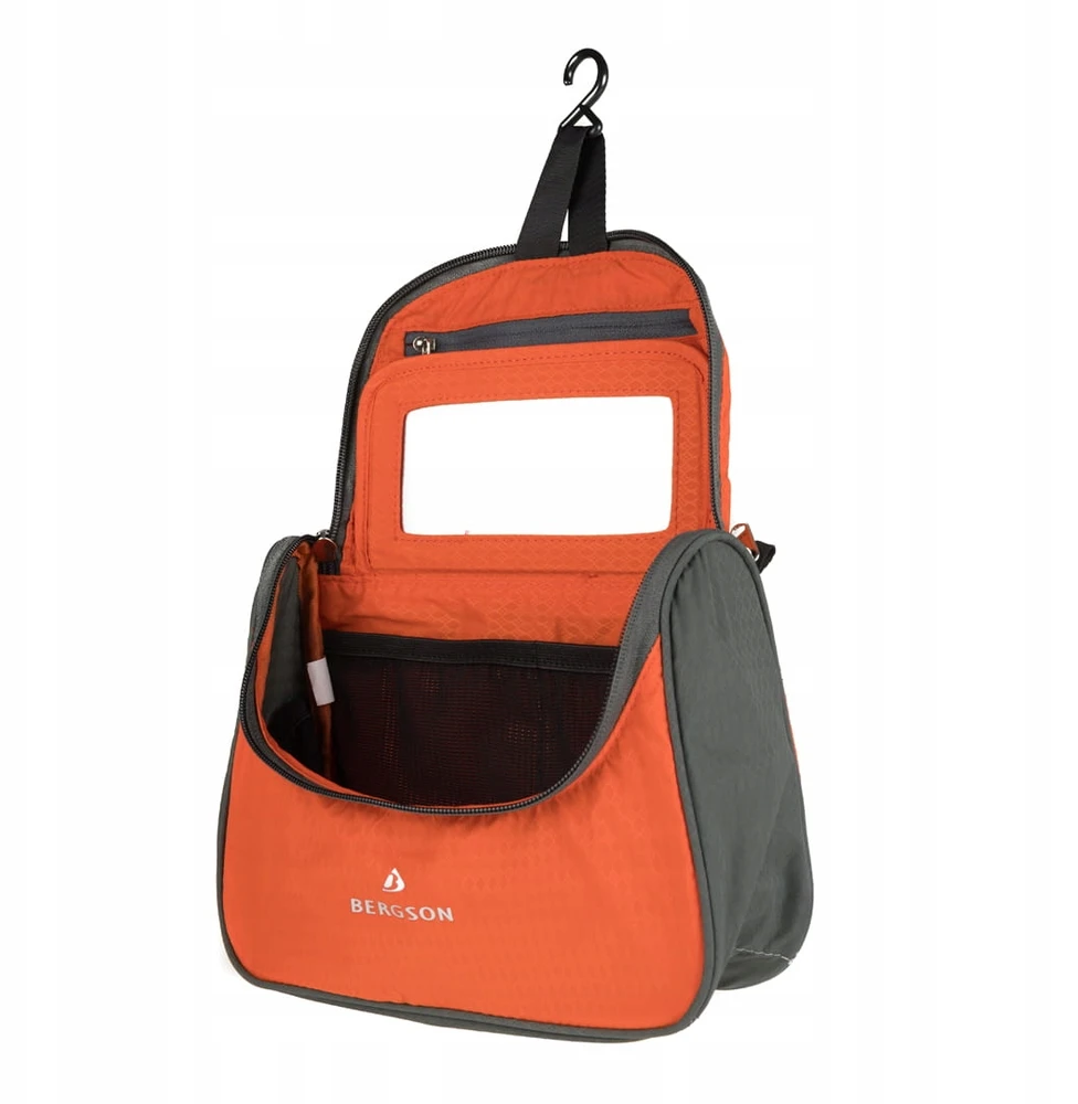 BERGSON COSMETIC BAG Oranžinė kelioninė kosmetinė