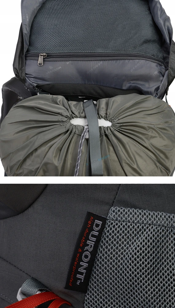 Bergson Matterhorn 70-80l kelioninis kuprinė, pilka