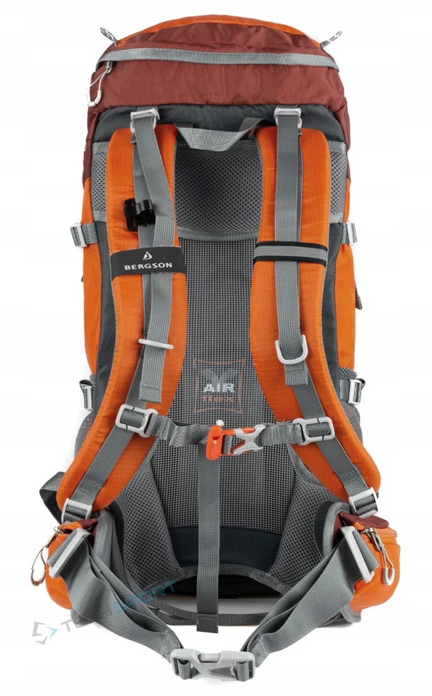 Bergson Tunnebo 35l - kvėpuojantis trekkingo kuprinė, oranžinė