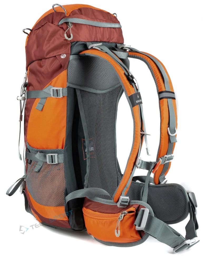 Bergson Tunnebo 35l - kvėpuojantis trekkingo kuprinė, oranžinė