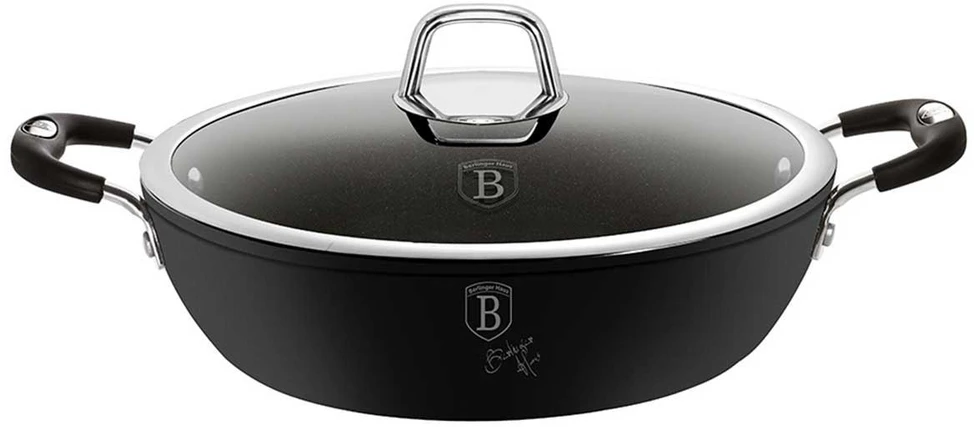 Berlinger Haus BH-6125 - Mažo titano puodas 28 cm BerlingerHaus Juodas Professional Line