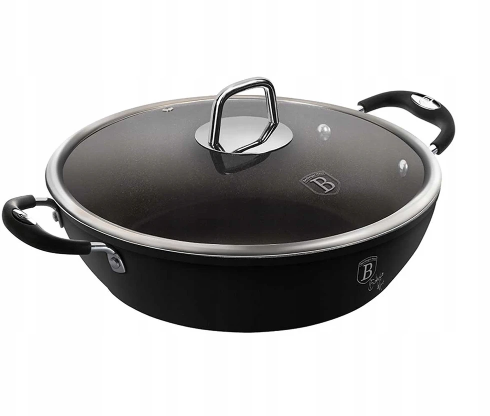 Berlinger Haus BH-6125 - Mažo titano puodas 28 cm BerlingerHaus Juodas Professional Line