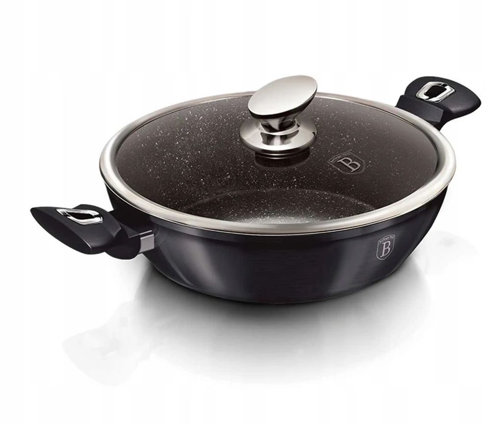 Berlinger Haus granitinis puodas, 28cm, BH-6898 Carbon PRO
