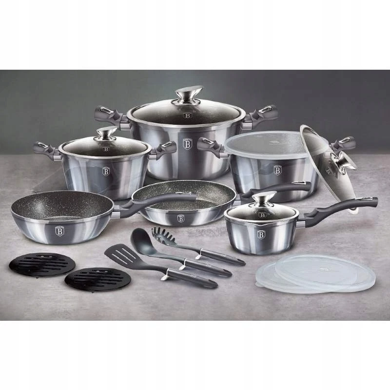 Berlinger Haus Granitinis puodas BerlingerHaus Carbon Pro, 16cm