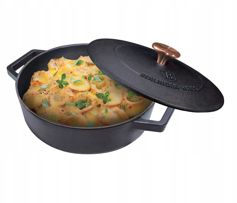 Berlinger Haus KETUS PUODAS 26 CM 2,6L INDUKCINĖS DUJOS MĖSOS KEPIMO TROŠINIMO MADA
