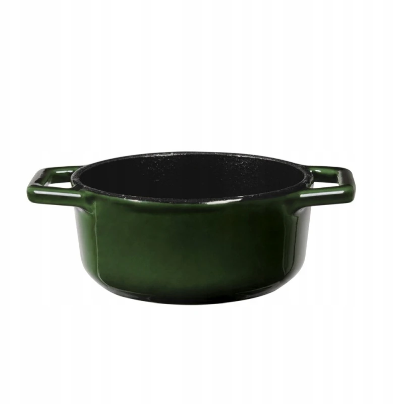 Berlinger Haus Emaliuotas ketaus puodas BerlingerHaus, 10x4,8cm | 0,31L | Emerald Collection BH-6501