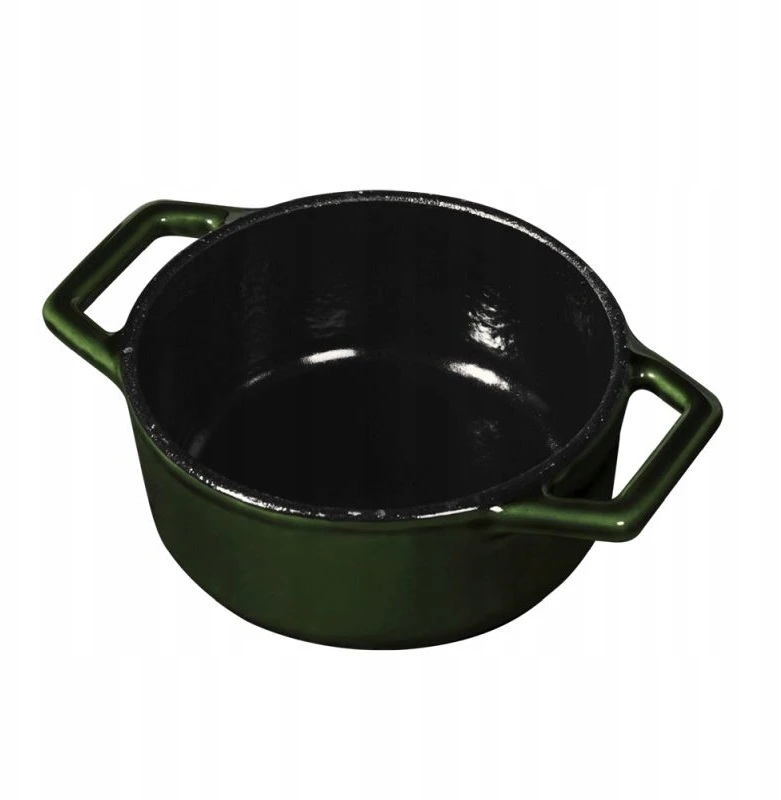 Berlinger Haus Emaliuotas ketaus puodas BerlingerHaus, 10x4,8cm | 0,31L | Emerald Collection BH-6501