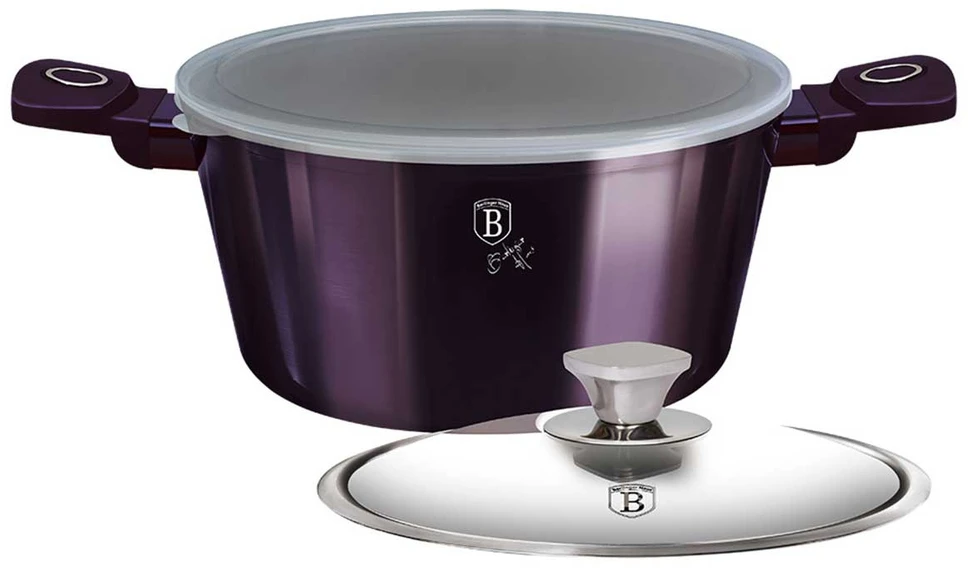 Berlinger Haus puodas bh-6628, violetinė, 20 cm
