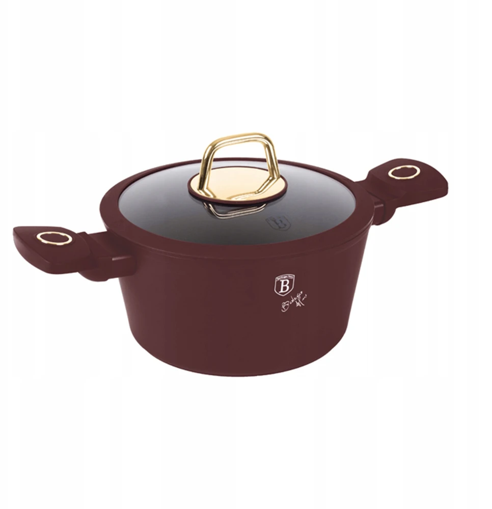 Berlinger Haus Puodas su dangteliu 20cm BerlingerHaus Leonardo BH-8040