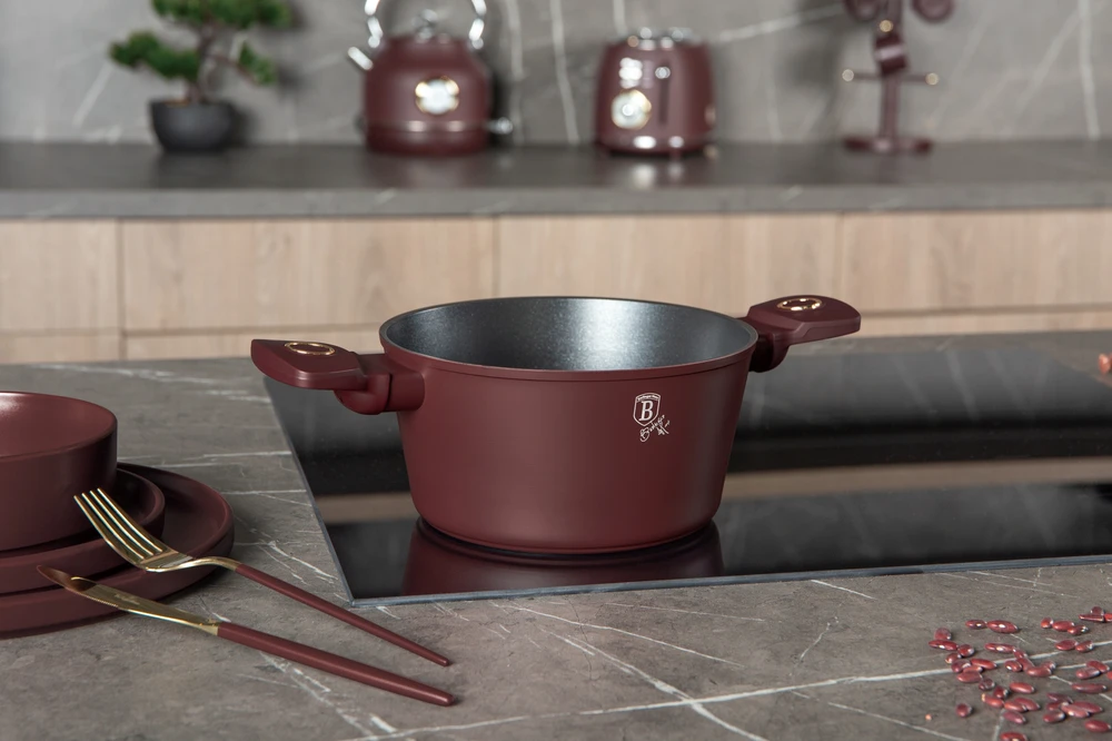 Berlinger Haus Puodas su dangteliu 20cm BerlingerHaus Leonardo BH-8040