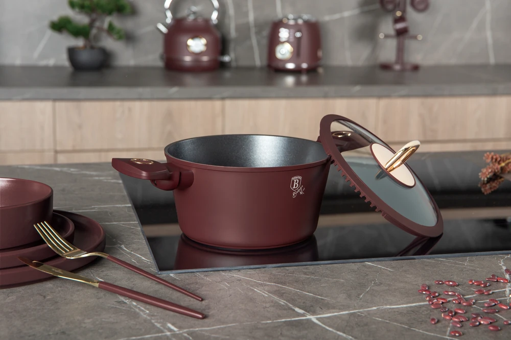 Berlinger Haus Puodas su dangteliu 20cm BerlingerHaus Leonardo BH-8040