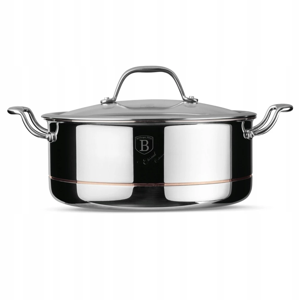 Berlinger Haus Puodas su dangteliu 24 cm Copper Touch Collection BerlingerHaus BH-8815