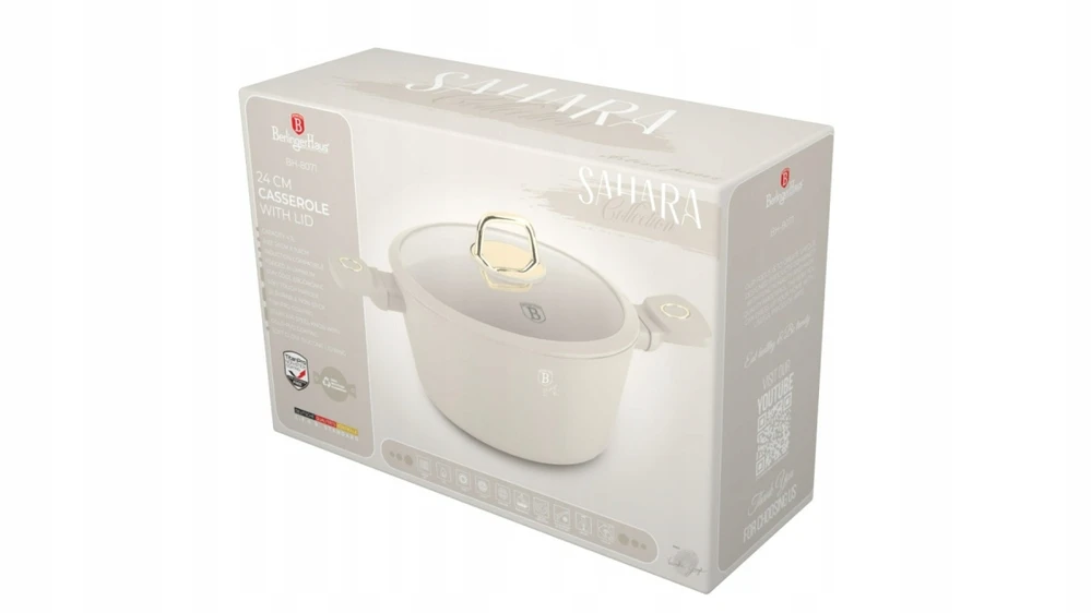Berlinger Haus Puodas su dangteliu 24cm BerlingerHaus Sahara BH-8071