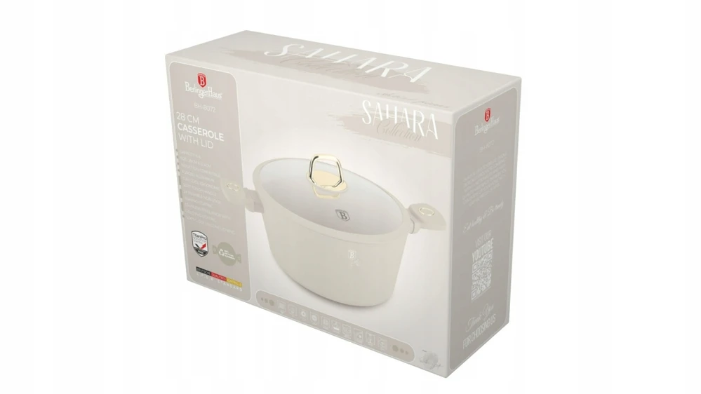 Berlinger Haus Puodas su dangteliu 28cm BerlingerHaus Sahara BH-8072