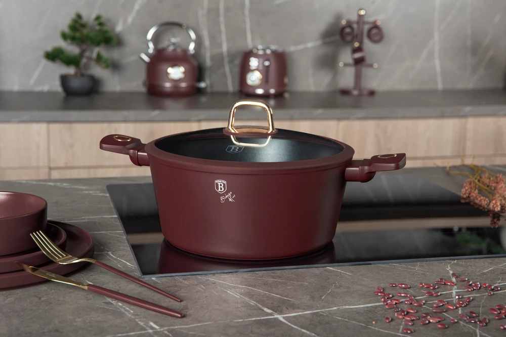 Berlinger Haus Puodas su dangteliu 28cm BerlingerHaus Leonardo BH-8042