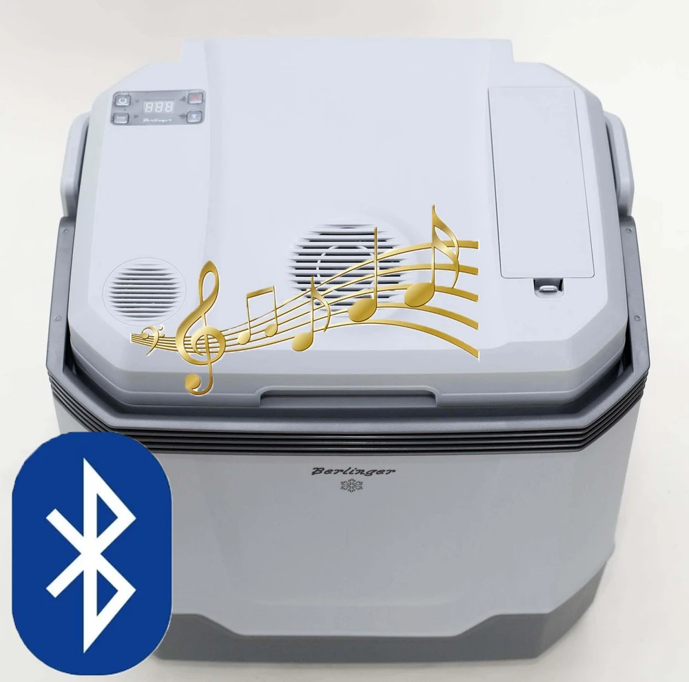 Berlinger Turistinis šaldytuvas 35L vienetas | automobilio šaldytuvas Bluetooth garsiakalbis