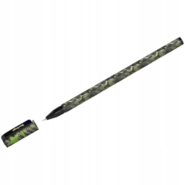 Berlingo Rašiklis "military" mėlynas, 0,7 mm, 1 vnt.