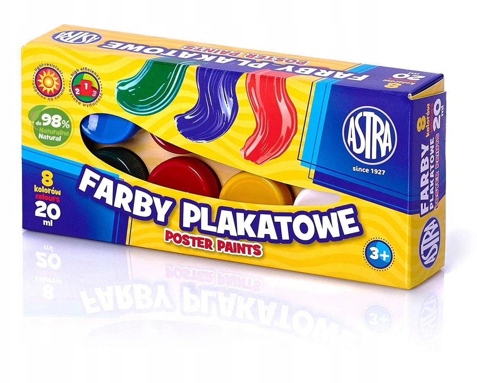 Bertus Farby plak. 8kol. 20ML ASTRA