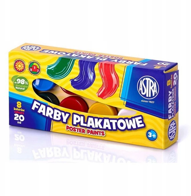 Bertus Farby plak. 8kol. 20ML ASTRA