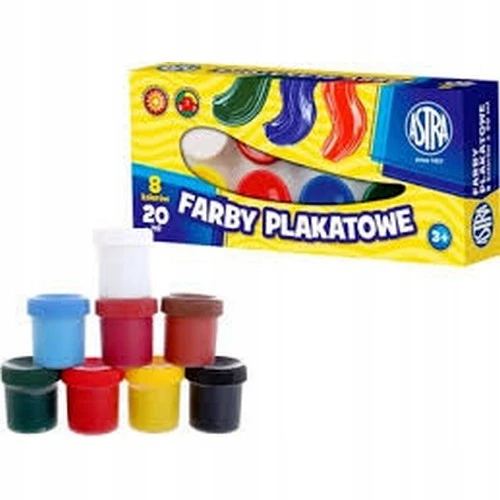 Bertus Farby plak. 8kol. 20ML ASTRA