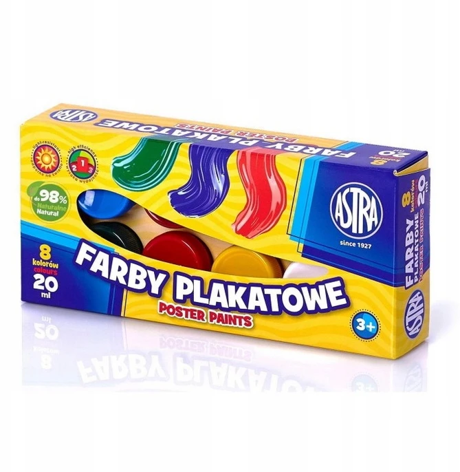 Bertus Farby plak. 8kol. 20ML ASTRA