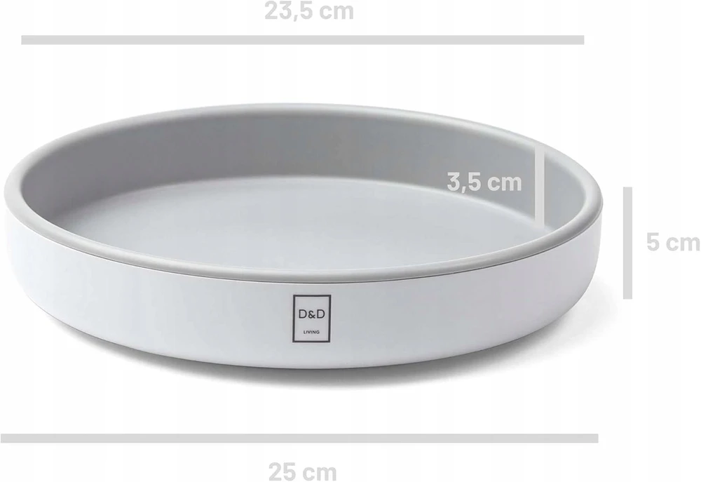 Besisukantis organizatorius 25 cm Lazy Susan virtuvės šaldytuvo prieskoniai