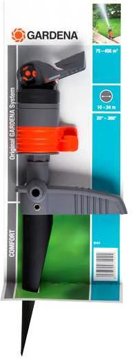 Gardena Comfort Turbo-Drive purkštuvas su smaigu