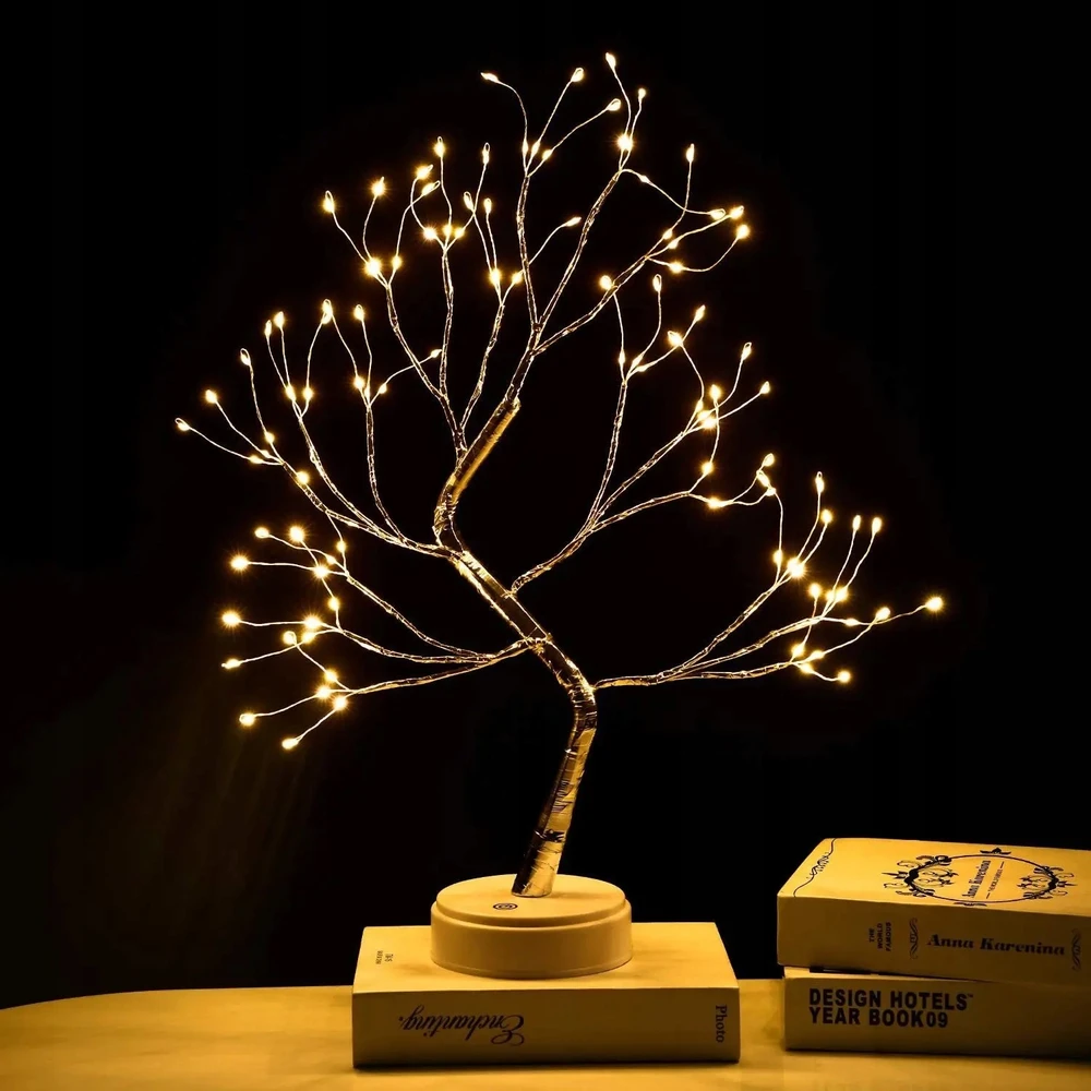 Besthurt LAMPKI CHOINKOWE Naktinė lempa DRZEWKO OZDOBNE Naktinė lempa 108LED XXL 50cm
