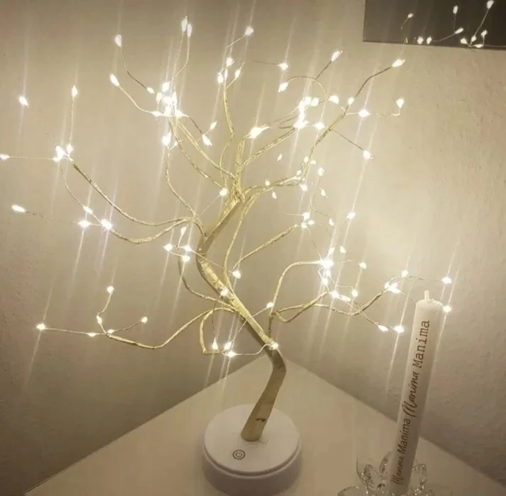 Besthurt LAMPKI CHOINKOWE Naktinė lempa DRZEWKO OZDOBNE Naktinė lempa 108LED XXL 50cm