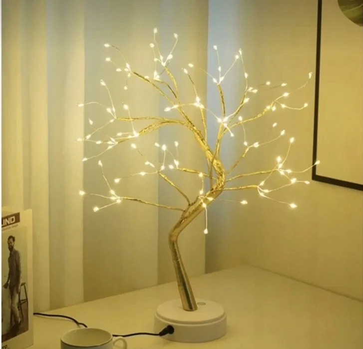 Besthurt LAMPKI CHOINKOWE Naktinė lempa DRZEWKO OZDOBNE Naktinė lempa 108LED XXL 50cm