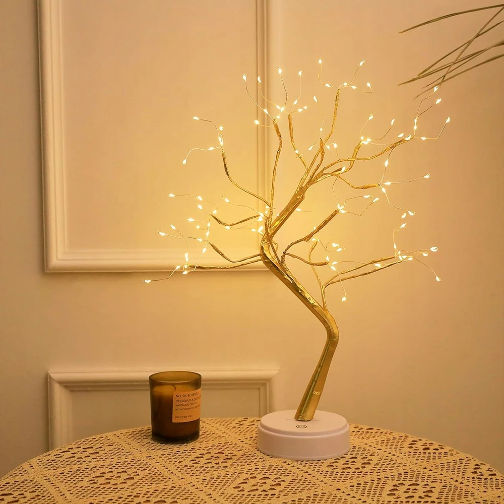 Besthurt LAMPKI CHOINKOWE Naktinė lempa DRZEWKO OZDOBNE Naktinė lempa 108LED XXL 50cm