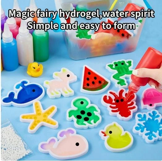 Besthurt Magic Vanduo Toy Gel Figures Creative Diy rinkinys vaikams Wedka
