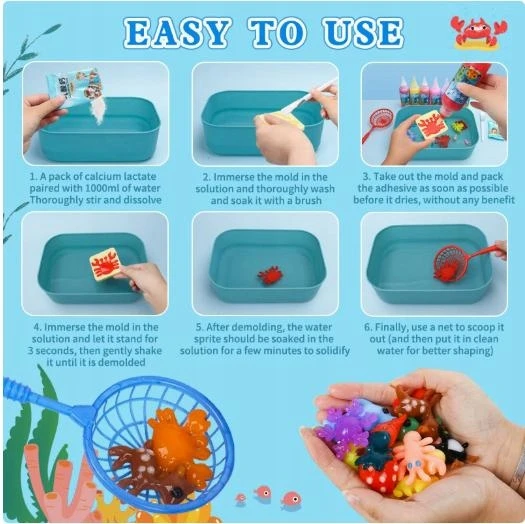 Besthurt Magic Vanduo Toy Gel Figures Creative Diy rinkinys vaikams Wedka