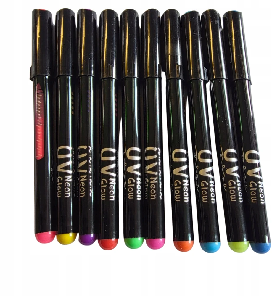 Besthurt UV veido žymekliai vaikams Neoniniai Fluorescent Glow Under UV 10 vnt